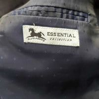 Show Jacket *fair, older, v.discolored & faded, buttons: missing & repaired, v.loose & rubbed cuffs