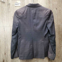Show Jacket *fair, older, v.discolored & faded, buttons: missing & repaired, v.loose & rubbed cuffs
