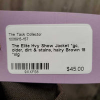 Hvy Show Jacket *gc, older, dirt & stains, hairy
