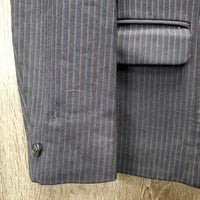 Hvy Wool Show Jacket *gc/fair, older, pit stains, faded, rubs, dirty, stains