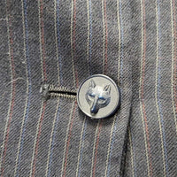 Hvy Wool Show Jacket *gc/fair, older, pit stains, faded, rubs, dirty, stains

