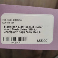 Light Jacket, Collar Hood, Mesh Linine "RMSJ Champion", tags *new
