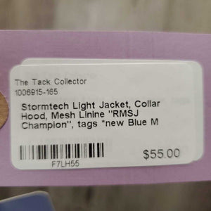 Light Jacket, Collar Hood, Mesh Linine "RMSJ Champion", tags *new