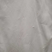 SS Show Shirt, 1/4 Button Up, snap collar *gc/fair, rubs, runs & v.snagged, pits, peeled logo
