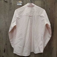 LS Show Shirt *vgc, older, seam puckers, No Collars