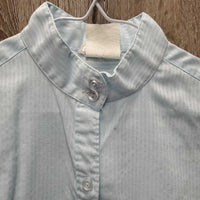 SS Show Shirt, 1x Button Collar *gc, older, thin, seam puckers, frayed tags, threads
