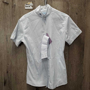 SS Show Shirt, 1x Button Collar *vgc, older, crinkled