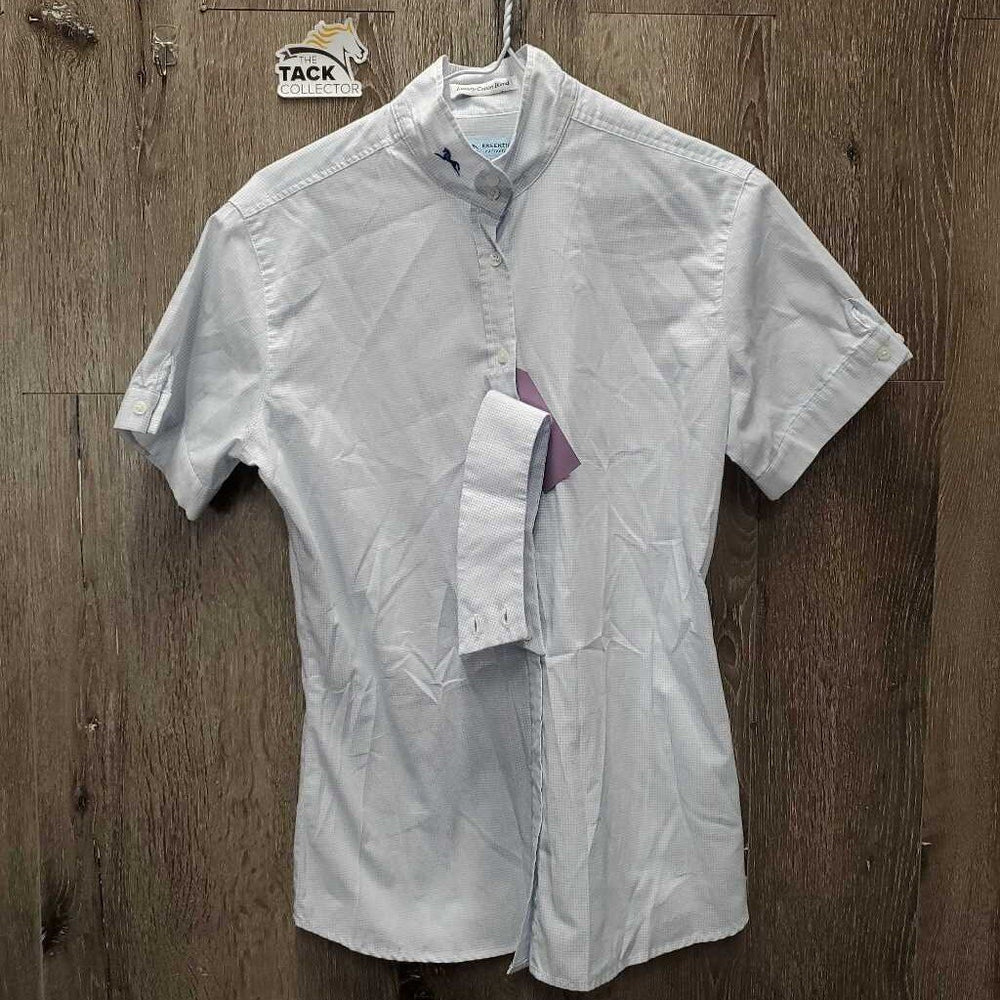 SS Show Shirt, 1x Button Collar *vgc, older, crinkled