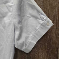 SS Show Shirt, 1x Button Collar *vgc, older, crinkled

