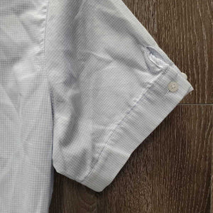 SS Show Shirt, 1x Button Collar *vgc, older, crinkled