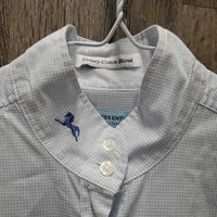 SS Show Shirt, 1x Button Collar *vgc, older, crinkled
