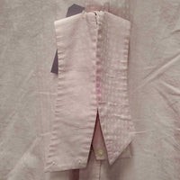 LS Show Shirt, 2x Button Collars *gc, seam puckers, mnr stains, bubbled, older
