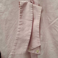 LS Show Shirt, 2x Button Collars *gc, seam puckers, mnr stains, bubbled, older
