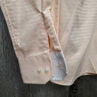 LS Show Shirt, 2x Button Collars *vgc, seam puckers, older