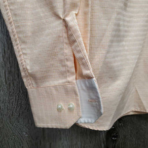 LS Show Shirt, 2x Button Collars *vgc, seam puckers, older