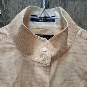 LS Show Shirt, 2x Button Collars *vgc, seam puckers, older