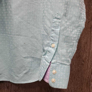 LS Show Shirt, 2x Button Collars *vgc, seam puckers, older