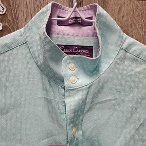 LS Show Shirt, 2x Button Collars *vgc, seam puckers, older