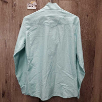 LS Show Shirt, 2x Button Collars *vgc, seam puckers, older