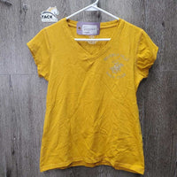 SS V Neck T Shirt, Bling "Beverly Hills Polo Club" *xc