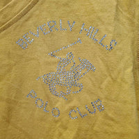 SS V Neck T Shirt, Bling "Beverly Hills Polo Club" *xc
