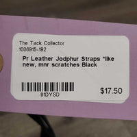 Pr Leather Jodphur Straps *like new, mnr scratches