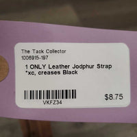 1 ONLY Leather Jodphur Strap *xc, creases