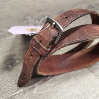 1 ONLY Leather Jodphur Strap *gc, scrapes, rubs, faded
