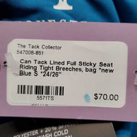 Lined Full Sticky Seat Riding Tight Breeches, bag *new
