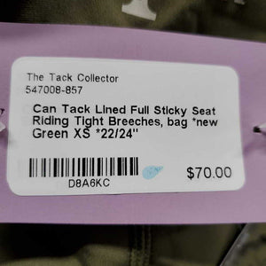 Lined Full Sticky Seat Riding Tight Breeches, bag *new