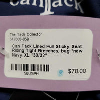Lined Full Sticky Seat Riding Tight Breeches, bag *new