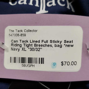 Lined Full Sticky Seat Riding Tight Breeches, bag *new