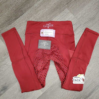 Lined Full Sticky Seat Riding Tight Breeches, bag *new