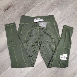 Lined Full Sticky Seat Riding Tight Breeches, bag *new