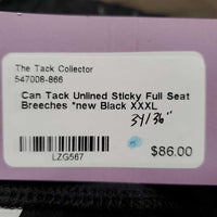 Unlined Sticky Full Seat Breeches *new
