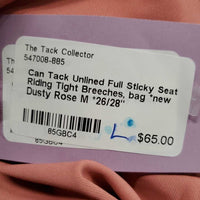 Unlined Full Sticky Seat Riding Tight Breeches, bag *new

