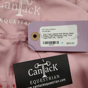 Unlined Full Sticky Seat Riding Tight Breeches, bag *new