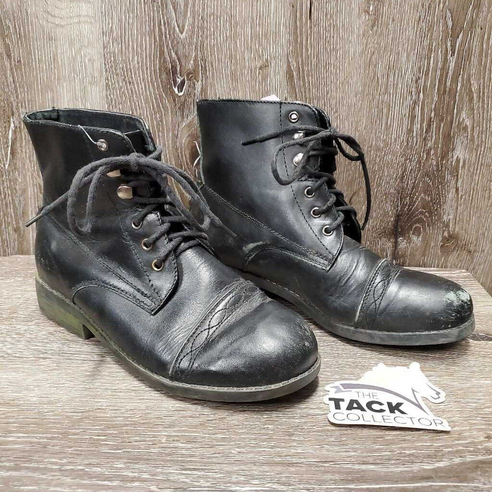 Paddock Boots, laces *gc, clean, rubs, scrapes, L: v.peeled