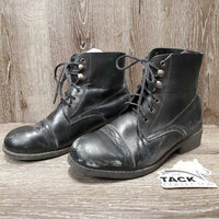 Paddock Boots, laces *gc, clean, rubs, scrapes, L: v.peeled
