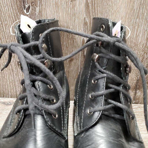 Paddock Boots, laces *gc, clean, rubs, scrapes, L: v.peeled