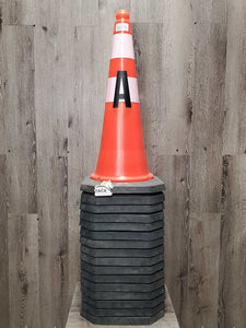 16 Hvy Duty Pylon Cones - Dressage Ring Letters *new, 4 blank, clean, mnr base residue