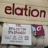 Hvy Cotton Breeches *gc, rubs, pills, mnr stains, older
