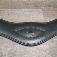 Anatomical Shoulder Relief Padded Girth, 2x els, 3x D Rings *xc, clean, mnr dust, rubs & hair
