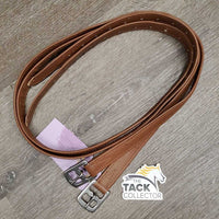 Nylon Lined Stiff Stirrup Leathers *vgc, creases, mnr edge rubs, scrapes & stretched hole backs
