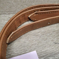 Nylon Lined Stiff Stirrup Leathers *vgc, creases, mnr edge rubs, scrapes & stretched hole backs
