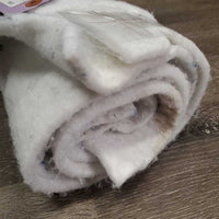2 Synthetic Felt Leg Quilts *vgc, clean, pilly, stains, older, rubs