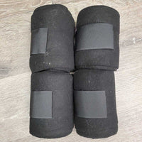 4 Fleece Polos *xc/, clean, v.mnr hair & rubs
