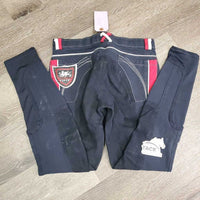 Full Seat Breeches *vgc, faded, seam puckers, curled inner waist, older