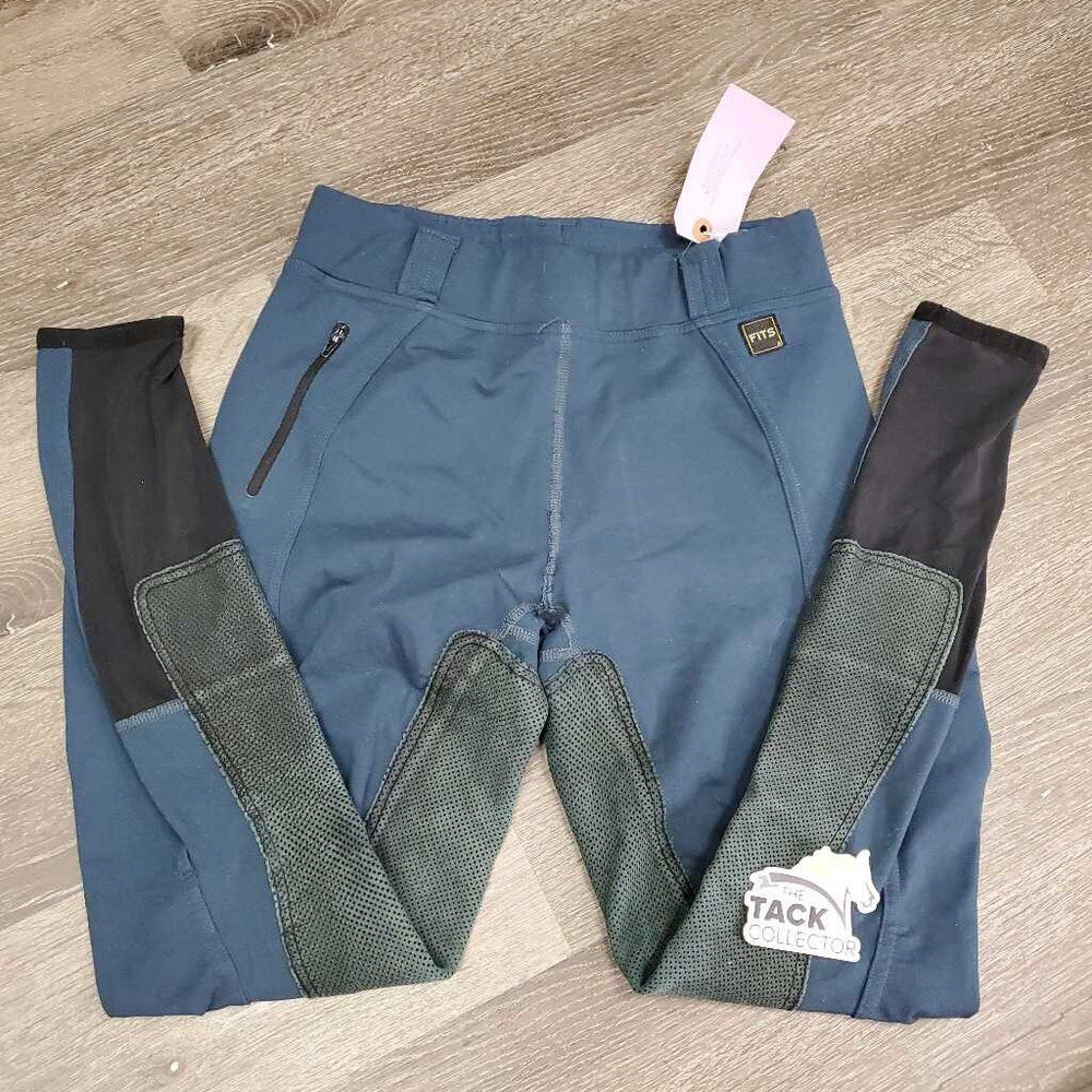 Full Seat Breeches, Pull On *fair, hairy, faded?, dry?stiff legs & seat, seams: rubs & frays, snags, sm holes, undone seams