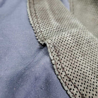 Full Seat Breeches, Pull On *fair, hairy, faded?, dry?stiff legs & seat, seams: rubs & frays, snags, sm holes, undone seams
